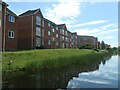 SJ3398 : Canalside housing, off Field Lane by Christine Johnstone