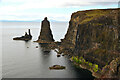 NG2436 : Macleod's Maidens, Isle of Skye by Andrew Tryon