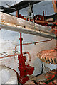 SJ8746 : Etruria Industrial Museum - pump in the gear room by Chris Allen