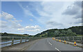 SS9731 : Crossing Bessom Bridge at the head of Wimbleball lake, heading east by Rob Purvis