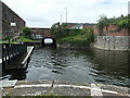 SJ3392 : The way to the docks, below Stanley Lock 4 by Christine Johnstone