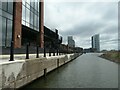 SJ3391 : Entrance to West Waterloo Dock from Central Docks Channel by Christine Johnstone