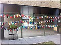 SP3379 : Flags of the nations, Sidney Stringer Primary School, Hillfields, Coventry by A J Paxton