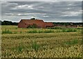 SK8371 : Dilapidated farm buildings at Moor Barn Farm by Neil Theasby