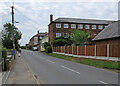 TL8348 : Glemsford: Bells Lane and the former Horsehair Factory by John Sutton