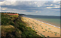 TM4767 : View from Minsmere Cliffs, Dunwich by Roger Jones