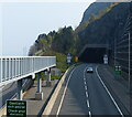 SH6976 : West portal of the Pen-y-Clip Tunnel by Mat Fascione