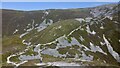 NN9471 : Path on Bràigh Coire Chruinn-bhalgain by Richard Webb