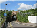 SZ0290 : Railway bridge on Whitecliff Road, Poole Harbour by Malc McDonald