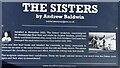 TM2748 : The Sisters by Andrew Baldwin - Information board by Richard Humphrey