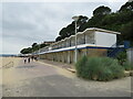 SZ0588 : Beach huts at Flag Head Chine, near Poole by Malc McDonald