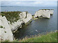 SZ0582 : Old Harry Rocks, near Swanage by Malc McDonald