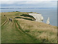 SZ0481 : South West Coast Path near Swanage by Malc McDonald