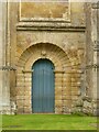 TL5480 : North transept doorway, Ely Cathedral by Alan Murray-Rust