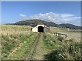 SH6114 : View of the tunnel on the Fairbourne railway by Richard Hoare