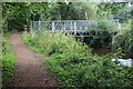 SO3602 : Bridge over Berthin Brook, Usk Campus by M J Roscoe