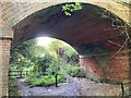 TL9049 : Old railway bridge near Lavenham by Chris Holifield