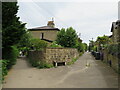 SE1248 : Path and back alley, Ilkley by Malc McDonald