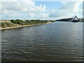 SJ4376 : Ship moored at Ince Oil Berth by Christine Johnstone