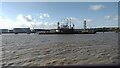 SJ3387 : Tranmere Oil Terminal by Shaun Ferguson