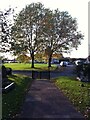 SP3680 : Armscott Road, Coventry, seen from Wyken churchyard by A J Paxton