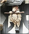 SP2864 : Warwick - Lord Leycester Hospital - Acrobatic bear no.1 by Rob Farrow