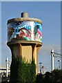 ST1875 : Cardiff Central Station - Water Tower by Colin Smith