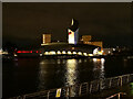 SJ8097 : Manchester Ship Canal, Imperial War Museum North by David Dixon