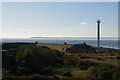 TM2831 : Landguard Fort: view from the roof towards Right Battery and the point by Christopher Hilton