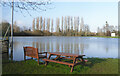 SU6189 : Table by the Water by Des Blenkinsopp