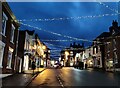 SO5174 : Christmas lights on the Bull Ring, Ludlow by Mat Fascione