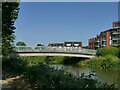 ST2325 : Footbridge over the River Tone at Firepool by Stephen Craven