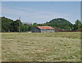 NH6542 : Old shed, by Holm Mills by Craig Wallace