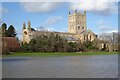 SO8932 : Tewkesbury Abbey by Philip Halling