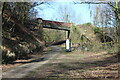 SO2606 : Snail Creep Bridge over cycle track by M J Roscoe