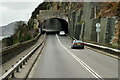 SH6976 : Eastbound A55 (North Wales Expressway), Entrance to Pen-y-Clip Tunnel by David Dixon