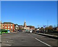 ST3188 : Bright blue sky, Newport city centre by Jaggery