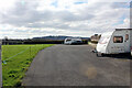 ST3664 : Caravan site, Ebdon Bow Farm, Ebdon Road, Ebdon by Jo and Steve Turner