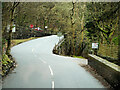 SH6841 : A496 near Pont Taly-y-bont by David Dixon