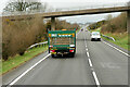 SH4650 : Bridge over the A487 at Berth by David Dixon