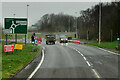 SH4757 : A487 at Goat Roundabout by David Dixon