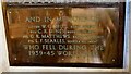 TQ8990 : WWII memorial plaque, St Mary and All Saints Church, Great Stambridge by Paul Jones