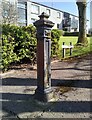 NS5574 : Ornate bollard by Richard Sutcliffe