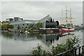 NS5565 : Riverside Museum and the Tall Ship by Richard Sutcliffe