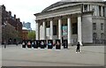 SJ8397 : "I Am" outside Manchester Central Library by Gerald England