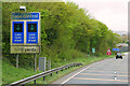 SX4458 : Westbound A38 nearing the Tamar Bridge by David Dixon