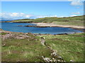 NG3604 : Beach at Kilmory Bay by M J Richardson