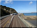 SM9538 : Fishguard harbour station by Eirian Evans