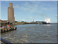 SJ3289 : River Mersey from near Woodside Landing Stage by Chris Allen