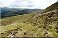 NN2134 : Skirting steep ground on the way off Beinn Mhic Mhonaidh by Andy Waddington